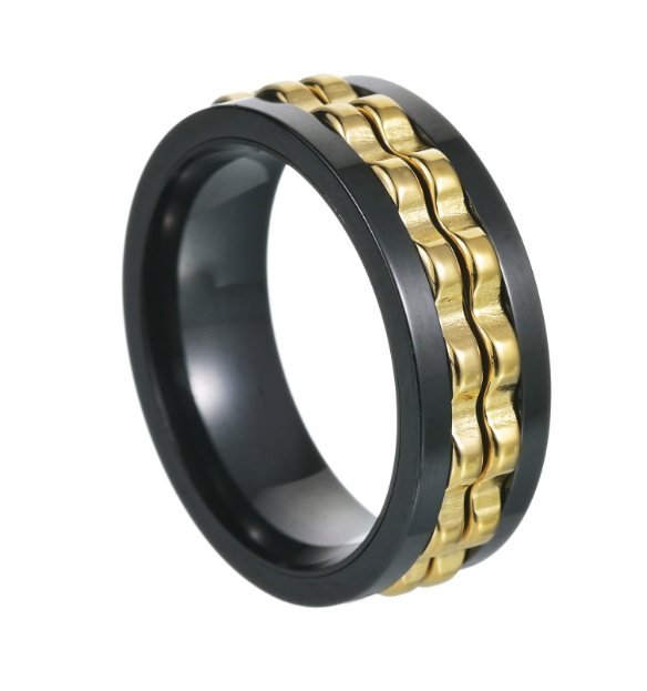 Stainless Steel Gear Turning Decompression Ring