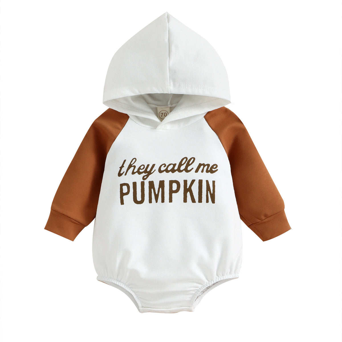 Infant Color Matching Hooded Jumpsuit for Ages 0-2