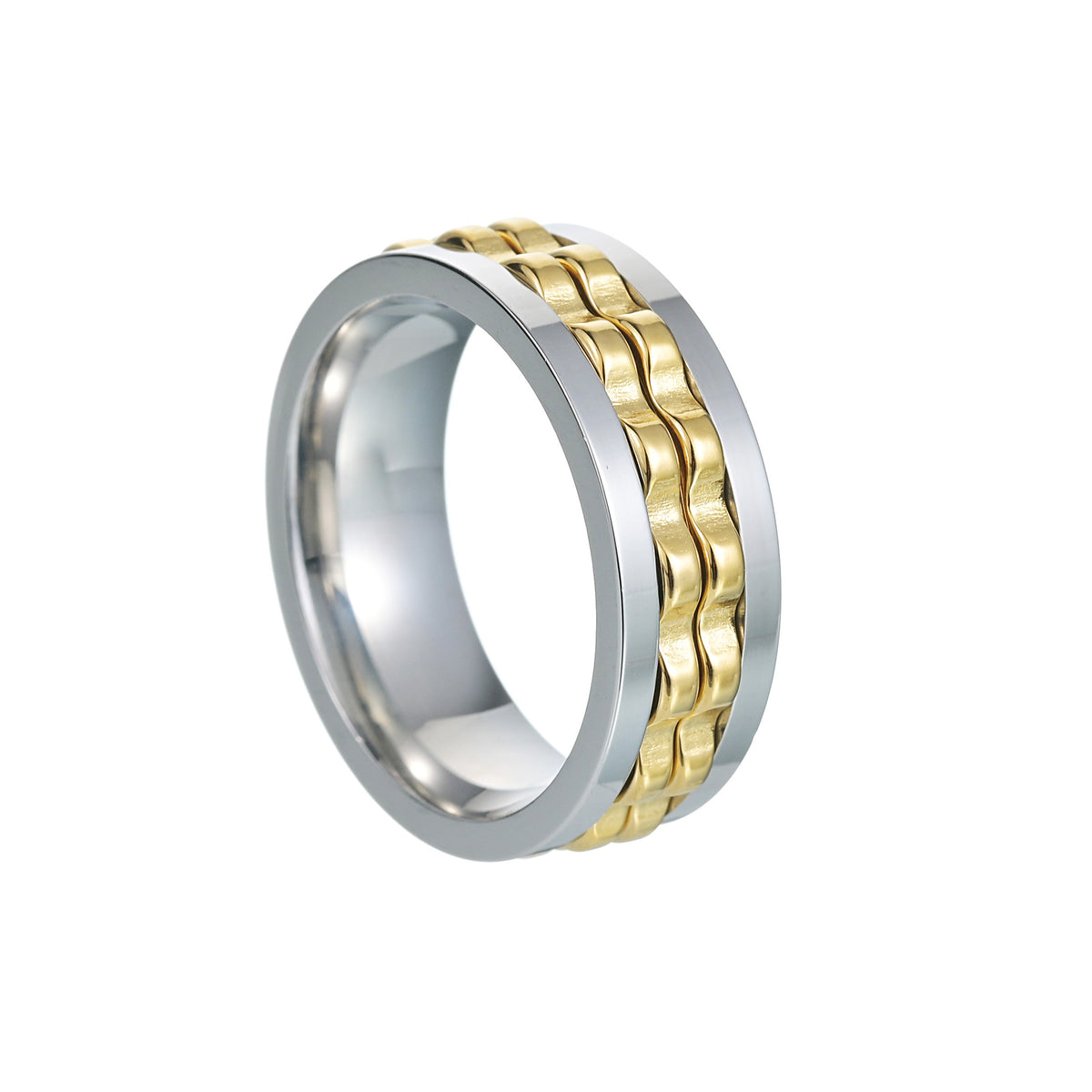 Stainless Steel Gear Turning Decompression Ring