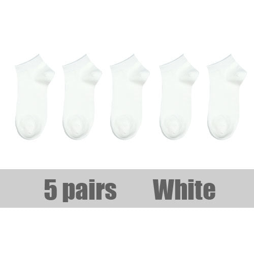 5 Pairs Women's Breathable Cotton Ankle Sports Socks