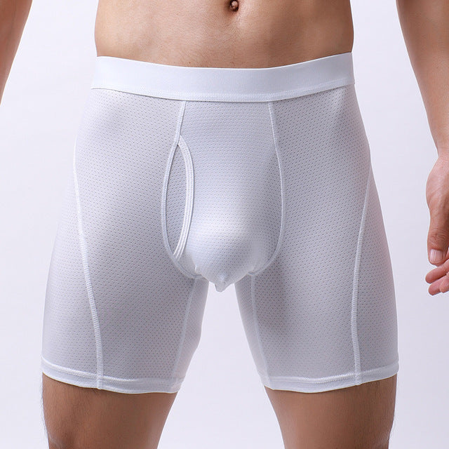 Men's Three-point Breathable Mesh Sports Boxer Underwear