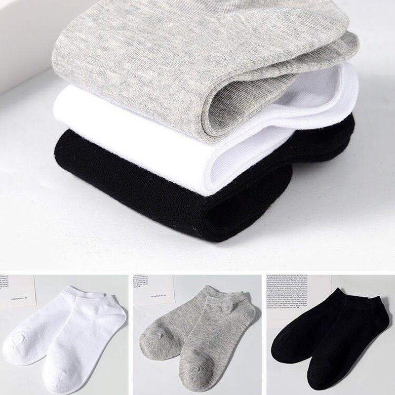 5 Pairs Women's Breathable Cotton Ankle Sports Socks
