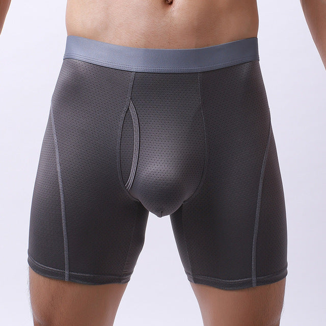 Men's Three-point Breathable Mesh Sports Boxer Underwear