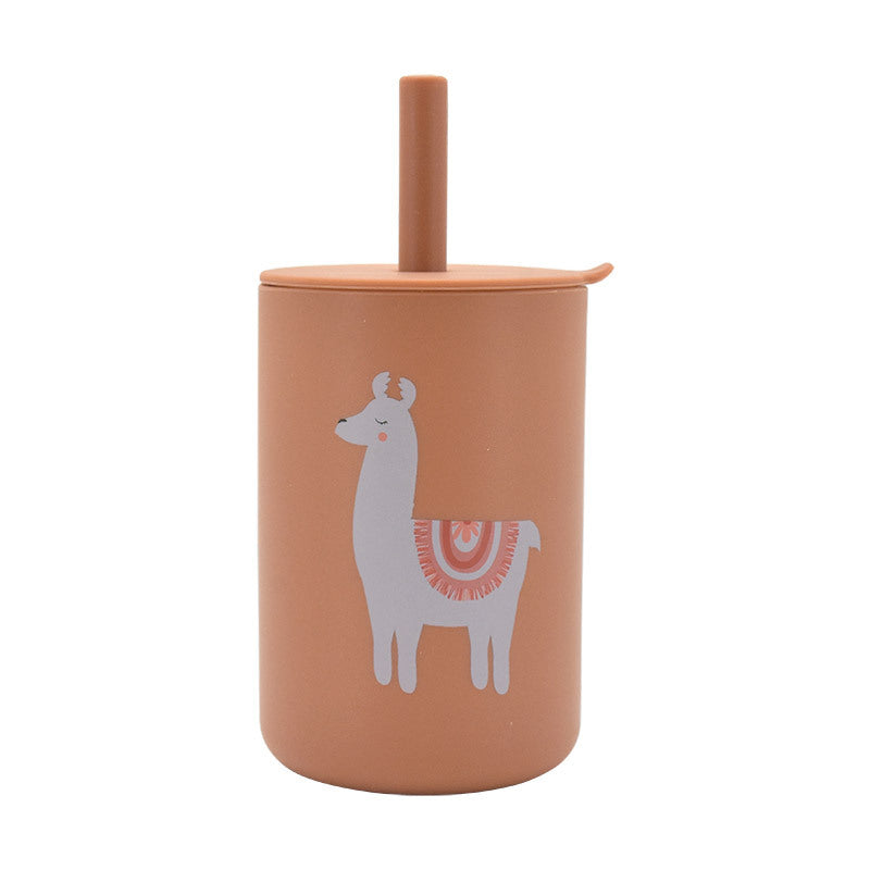 Leak-proof Silicone Children's Drinking Cup for Baby
